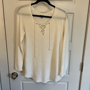 Aerie Lace-Up Top
